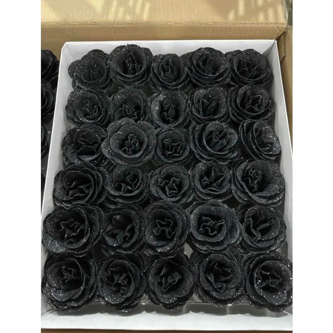 Artificial Glittering Flower Rose Bouquet